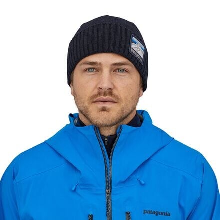 

Шапка-бини Brodeo мужская Patagonia, цвет Line Logo Ridge/Classic Navy