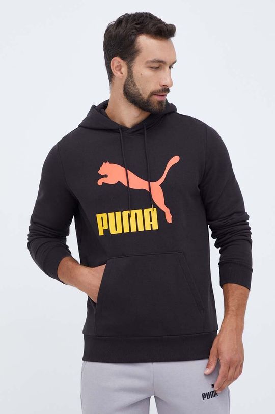 цена Хлопковая толстовка Puma, черный