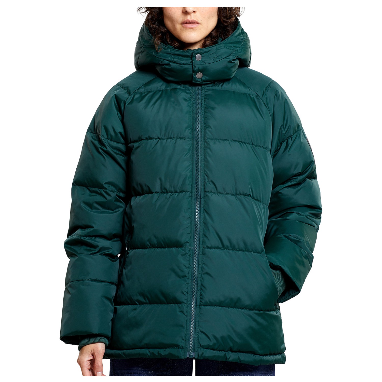 Зимняя куртка Dedicated Women's Puffer Boden, цвет Dark Green