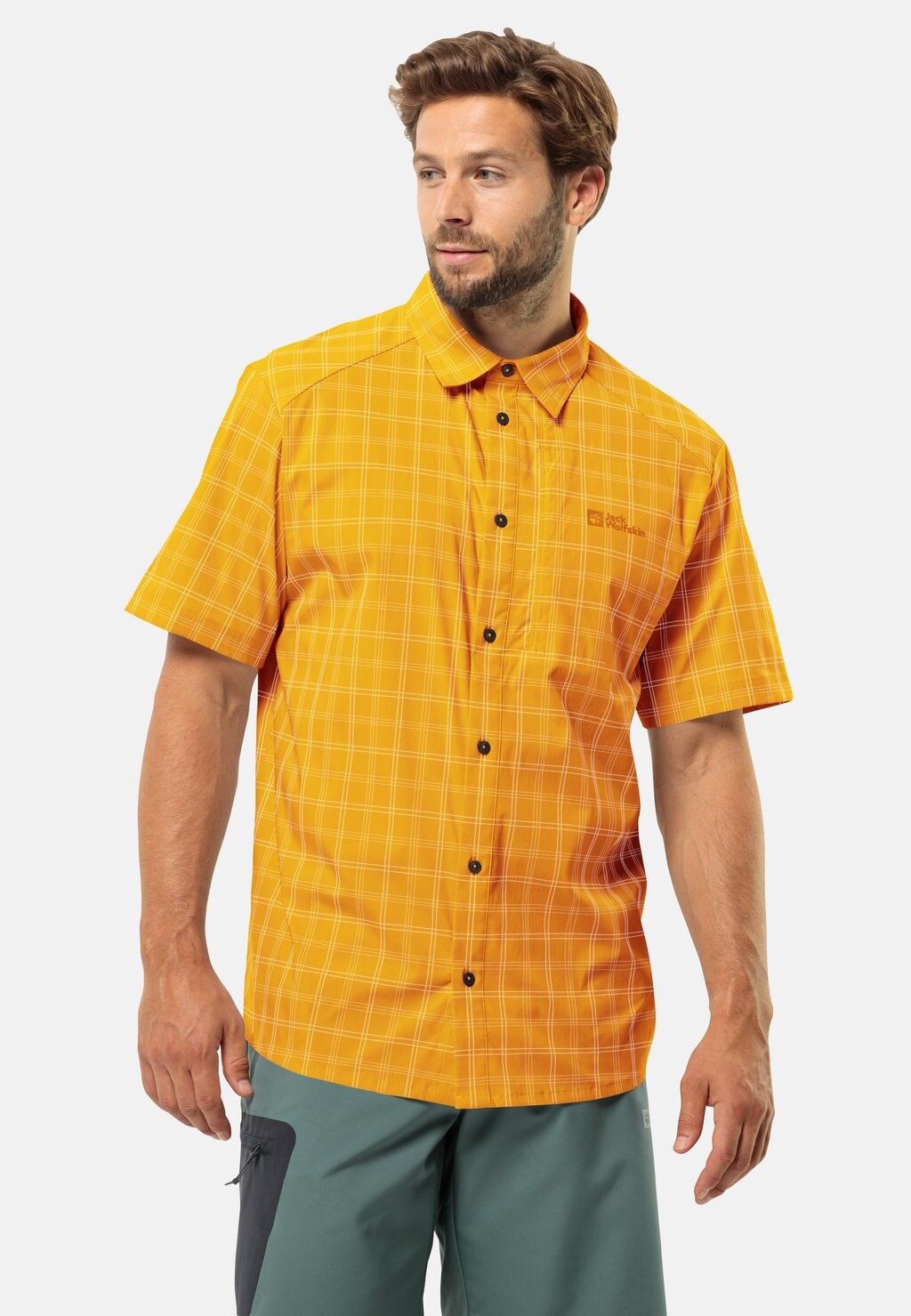 

Рубашка NORBO Jack Wolfskin, цвет curry check