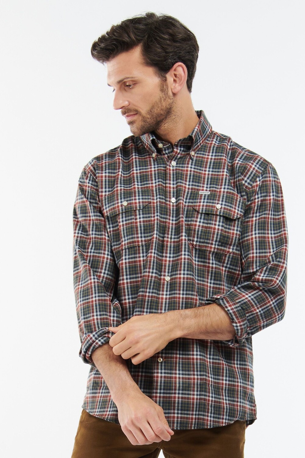 

Рубашка Eastwood из термотканой ткани Barbour, зеленый