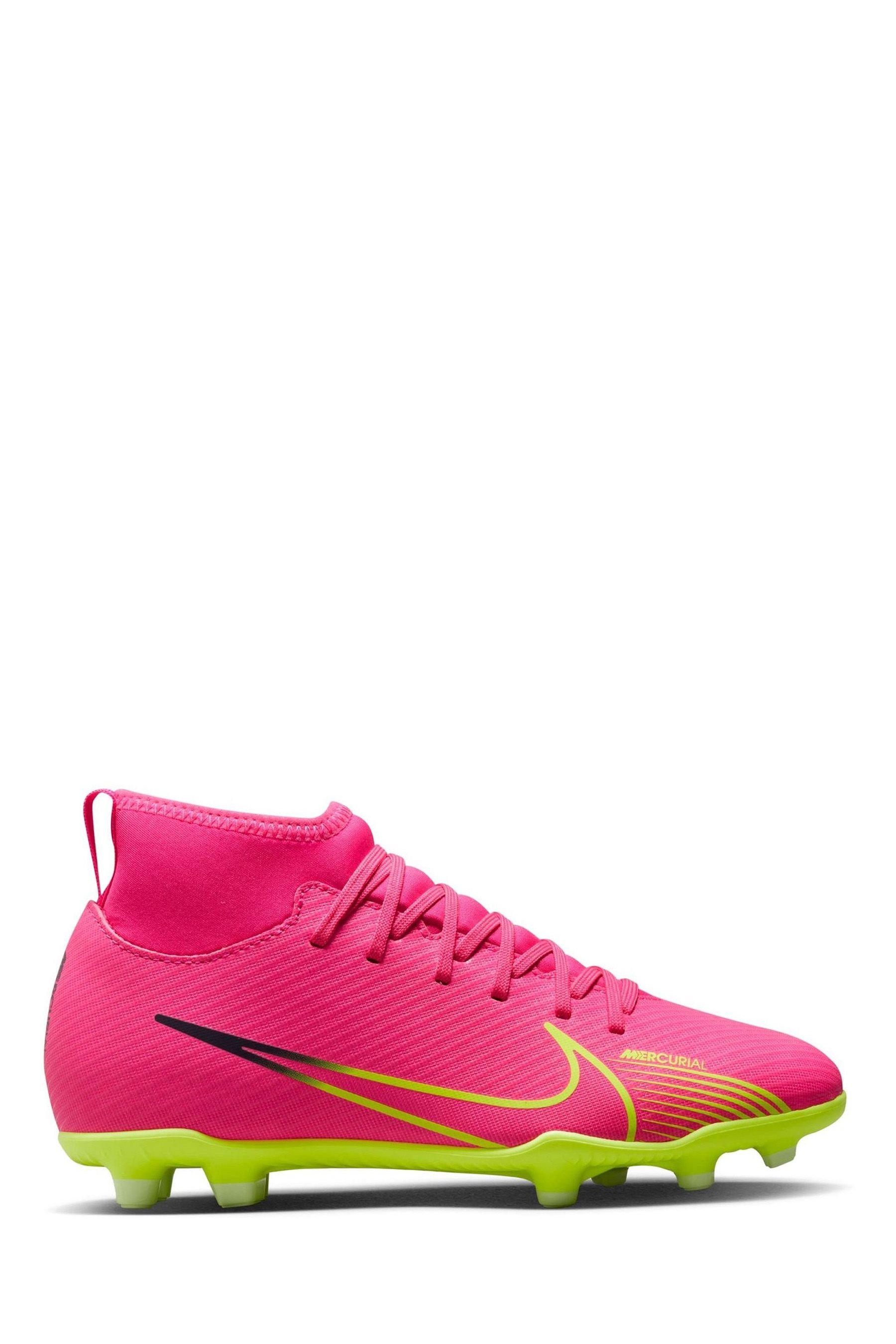 

Футбольные бутсы и бутсы Mercurial Superfly 9 Club Junior Firm/Multi Ground Nike, красный