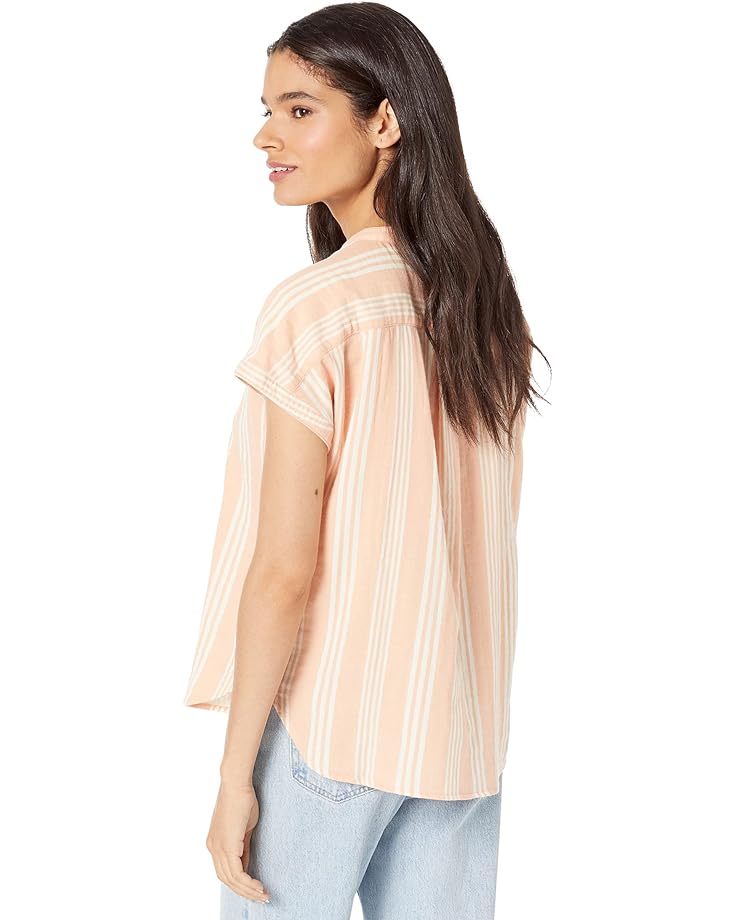 

Топ Faherty Dream Cotton Desmond Top, цвет Sepia Neutral Stripe