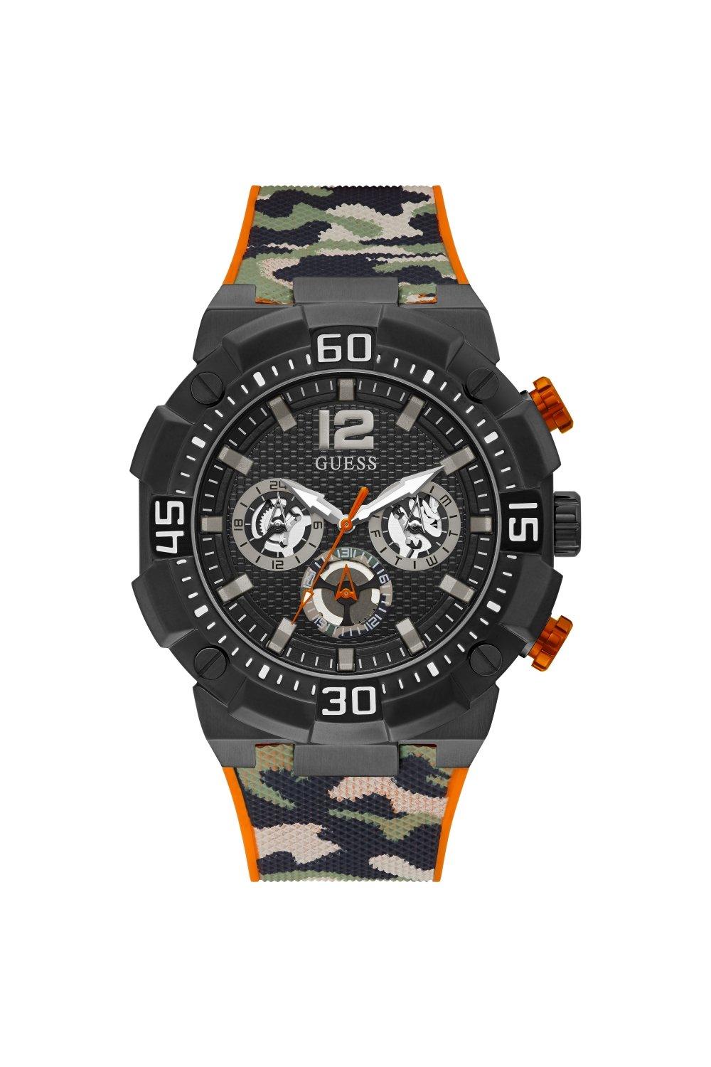 

Модные аналоговые часы Navigator из нержавеющей стали - Gw0264G2 Guess, черный