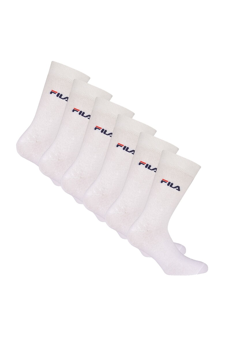 

Носки с логотипом, 6 пар Fila, белый