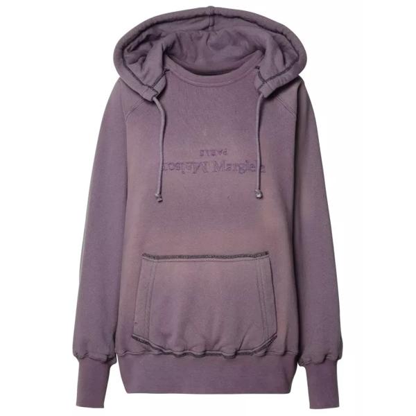 

Футболка purple cotton sweatshirt purple Maison Margiela, фиолетовый