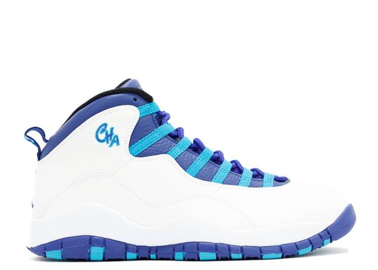 Кроссовки AIR JORDAN 10 RETRO 'CHARLOTTE HORNETS', белый