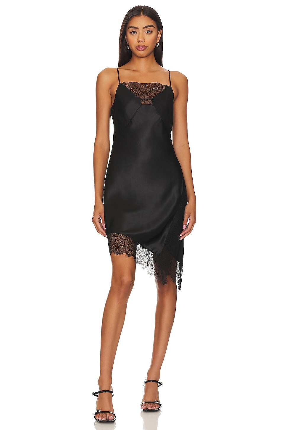 

Платье мини ALLSAINTS Eldia, черный