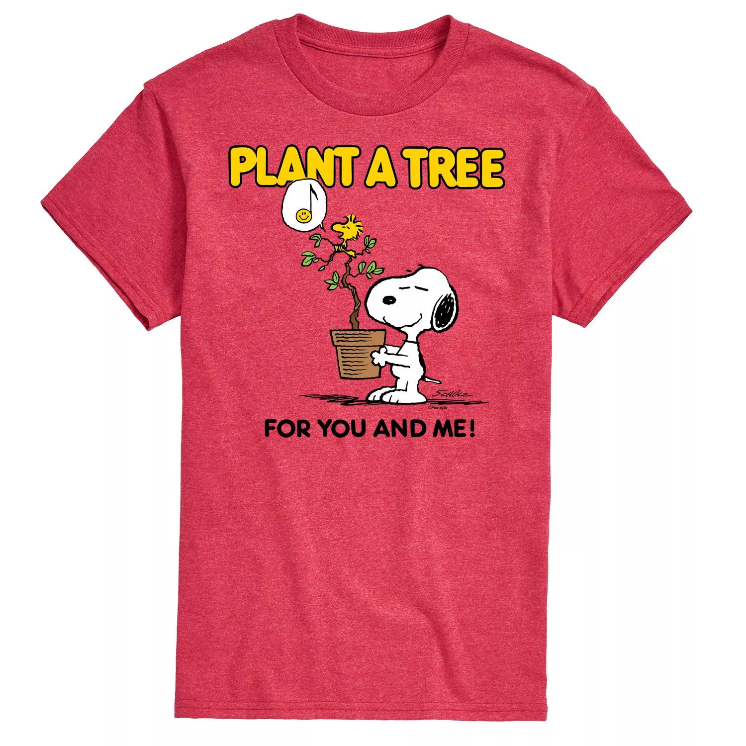 Мужская футболка Peanuts Plant A Tree Licensed Character