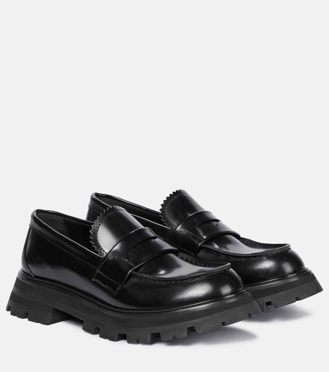

Кожаные лоферы Wander Alexander McQueen, черный