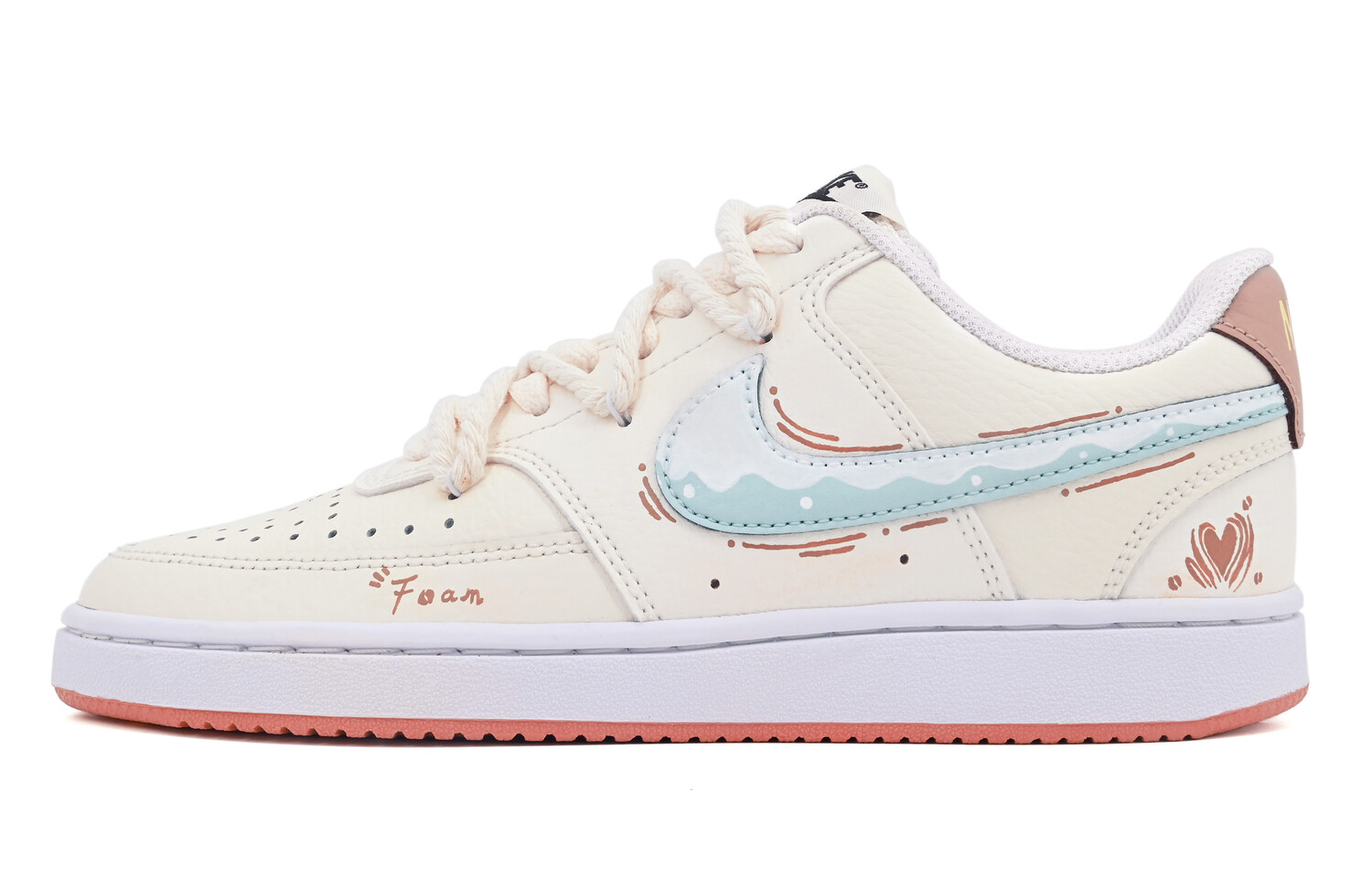

Женские кроссовки для скейтбординга Nike Court Vision 1, Off-white
