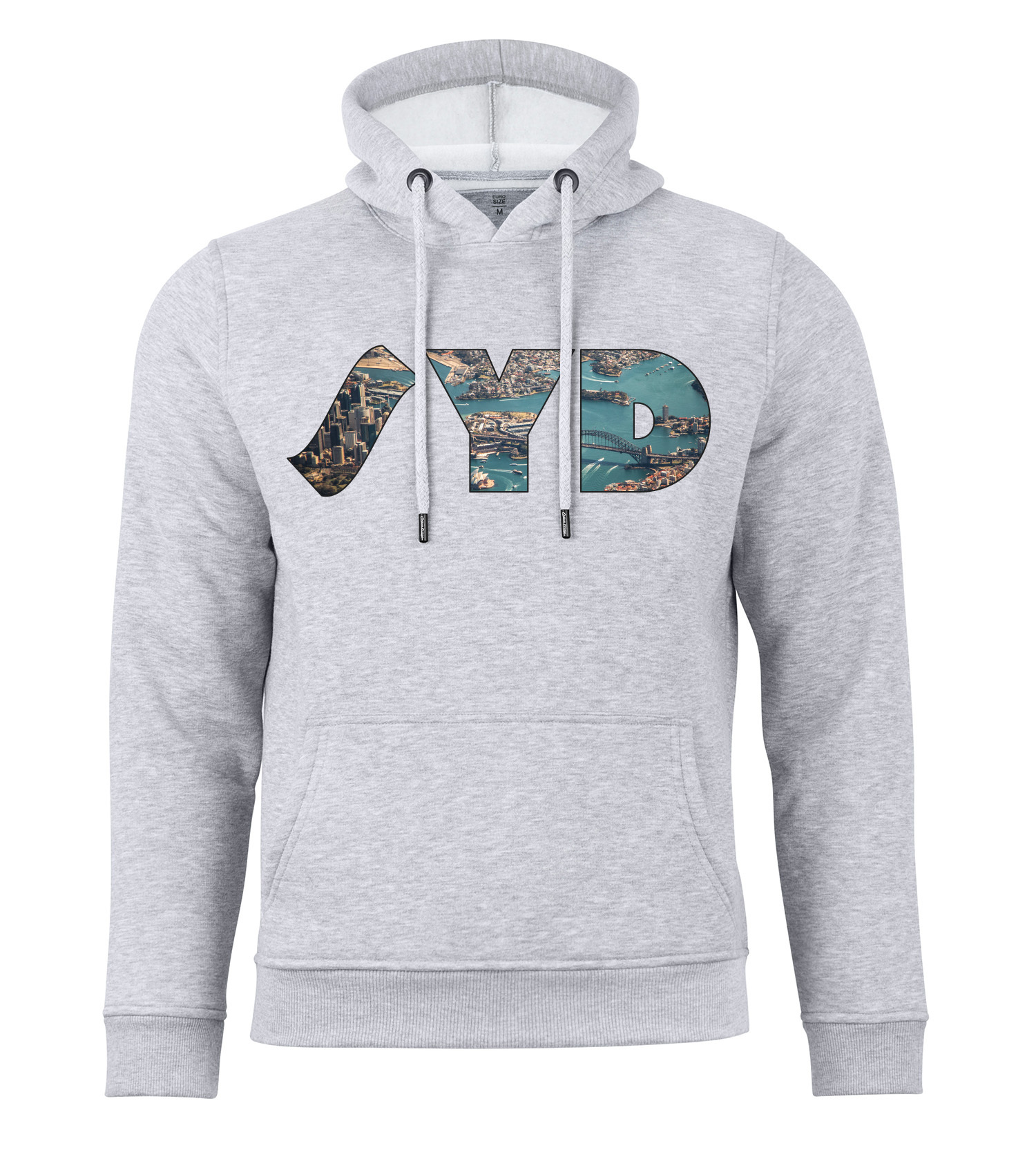 

Толстовка Cotton Prime Skyline Hoodie Sydney Weltenbummler Kollektion, серый меланж