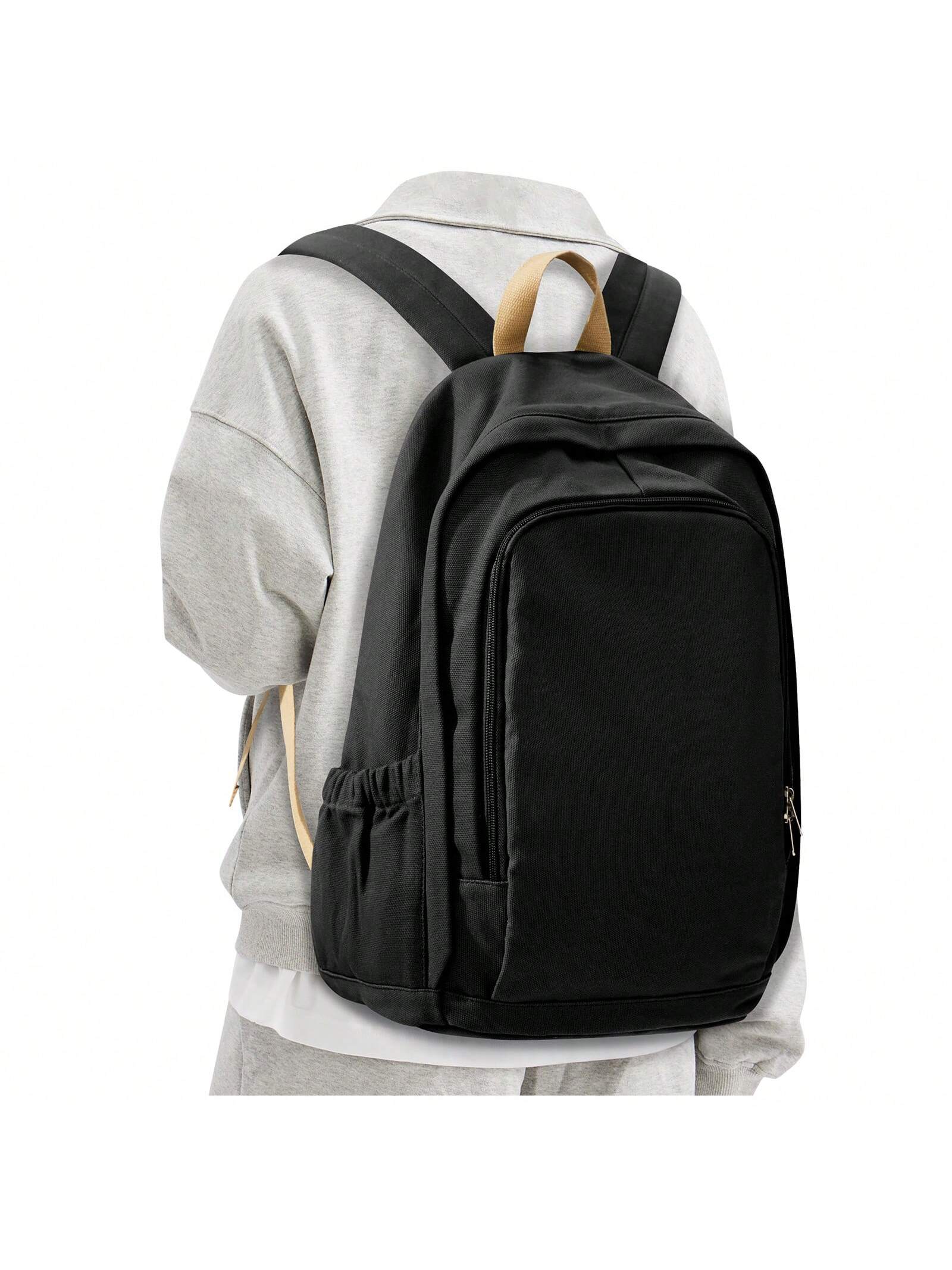 цена Водонепроницаемый легкий стильный повседневный рюкзак Мужской рюкзак Рюкзак для ноутбука для мужчин Подходит для ноутбука 14-15, черный