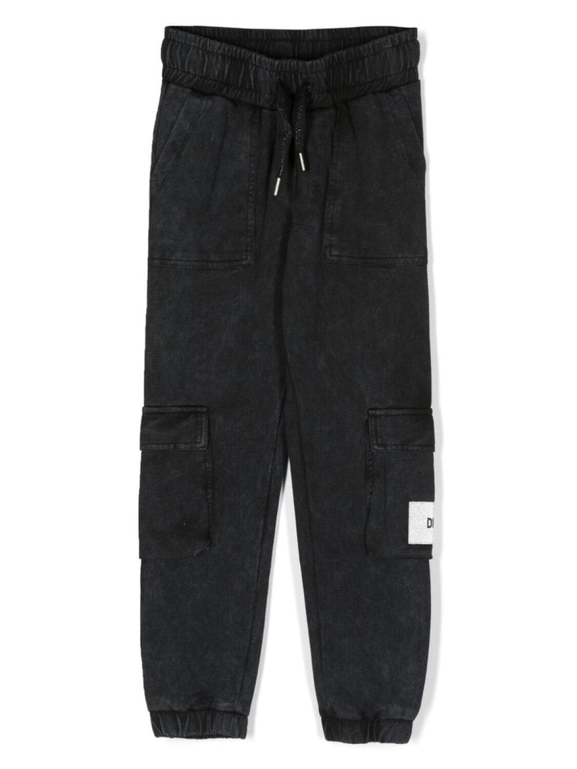 

DKNY спортивные брюки с нашивкой-логотипом, черный
