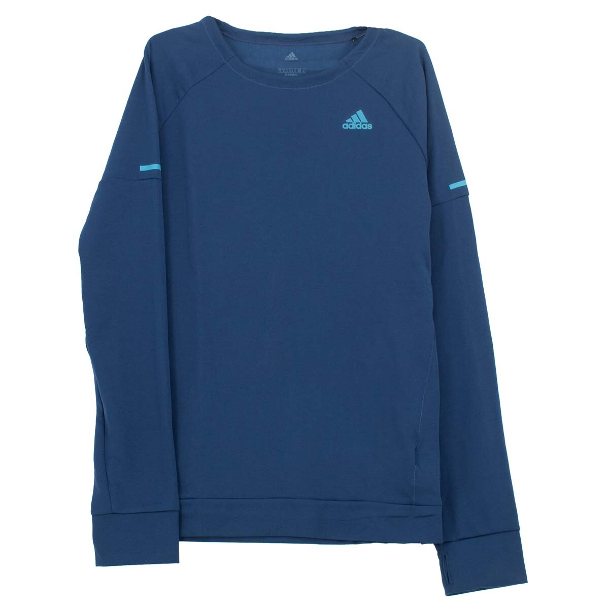 

Пуловер adidas Running Runr Cru, синий