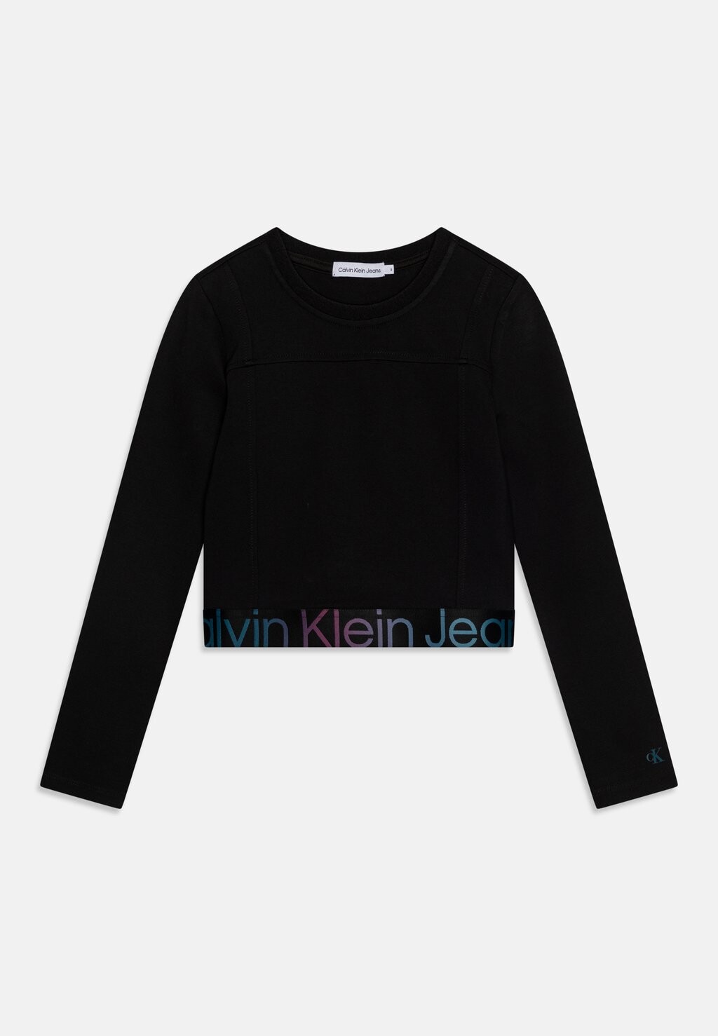 

Топ с длинными рукавами PUNTO TAPE Calvin Klein Jeans, цвет black
