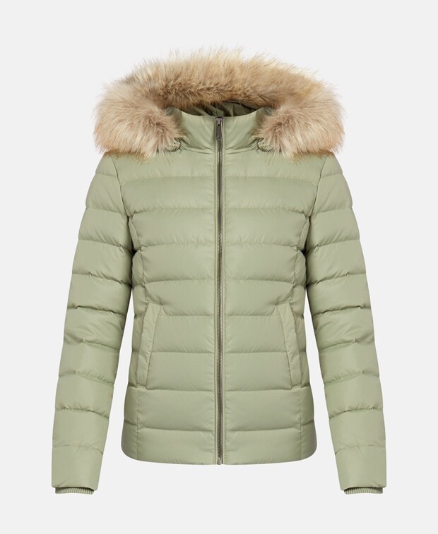 

Стеганая куртка Tommy Jeans, лаймовый