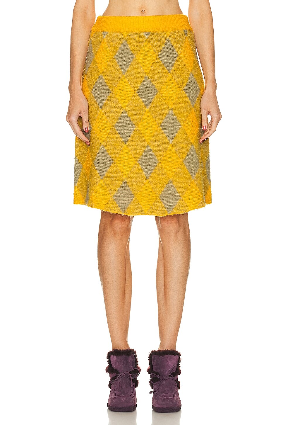 

Юбка Burberry Argyle, цвет Mimosa IP Pattern