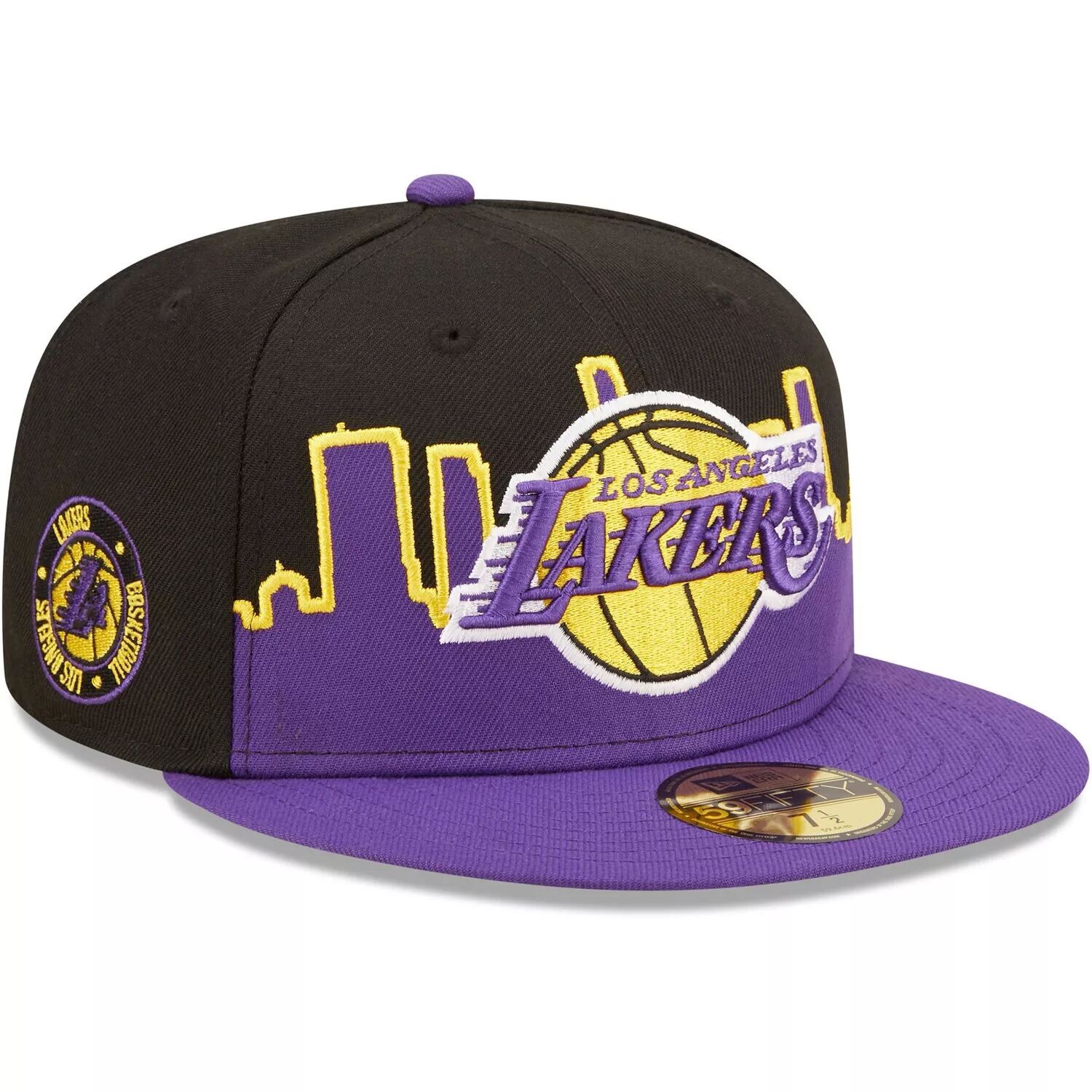 

Мужская кепка New Era фиолетово-черная Los Angeles Lakers 2022 Tip-Off 59FIFTY