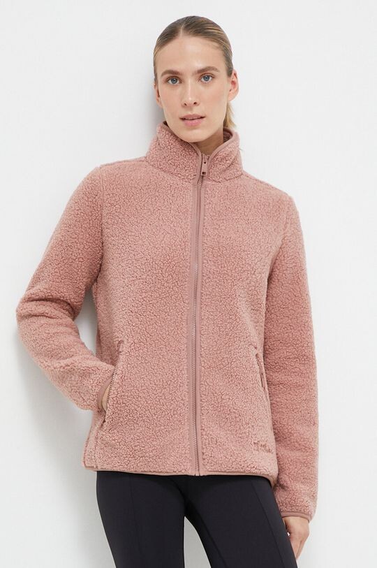 

Спортивная толстовка High Curl Jack Wolfskin, розовый