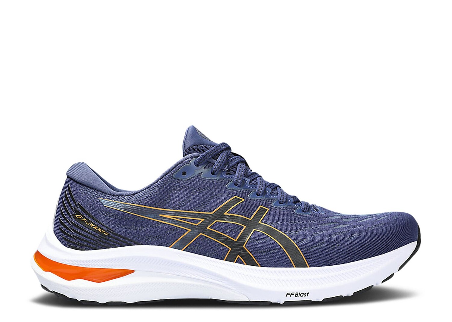 

Кроссовки ASICS Gt 2000 11 'Deep Ocean Bright Orange', синий