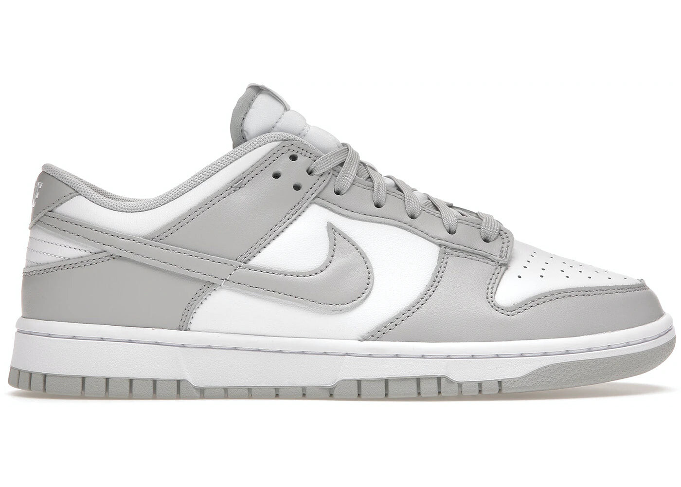 

Кроссовки Nike Dunk Low, серый / белый