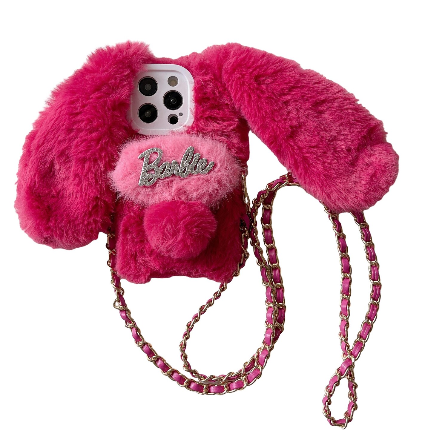 

Чехол для телефона Chi Tang, Red Bunny + Back Clip Bracelet