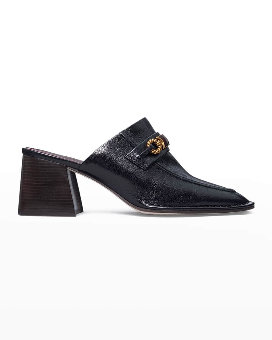 

Кожаные лоферы с цепочкой Perrine Medallion Tory Burch