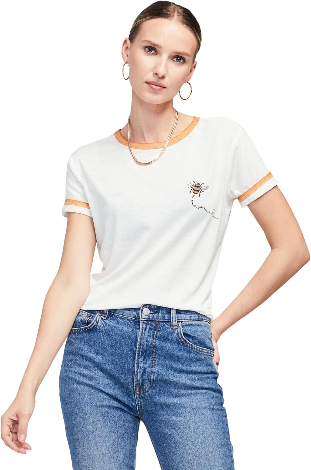 

Футболка Buzzed Johnny Ringer Wildfox, цвет Vanilla