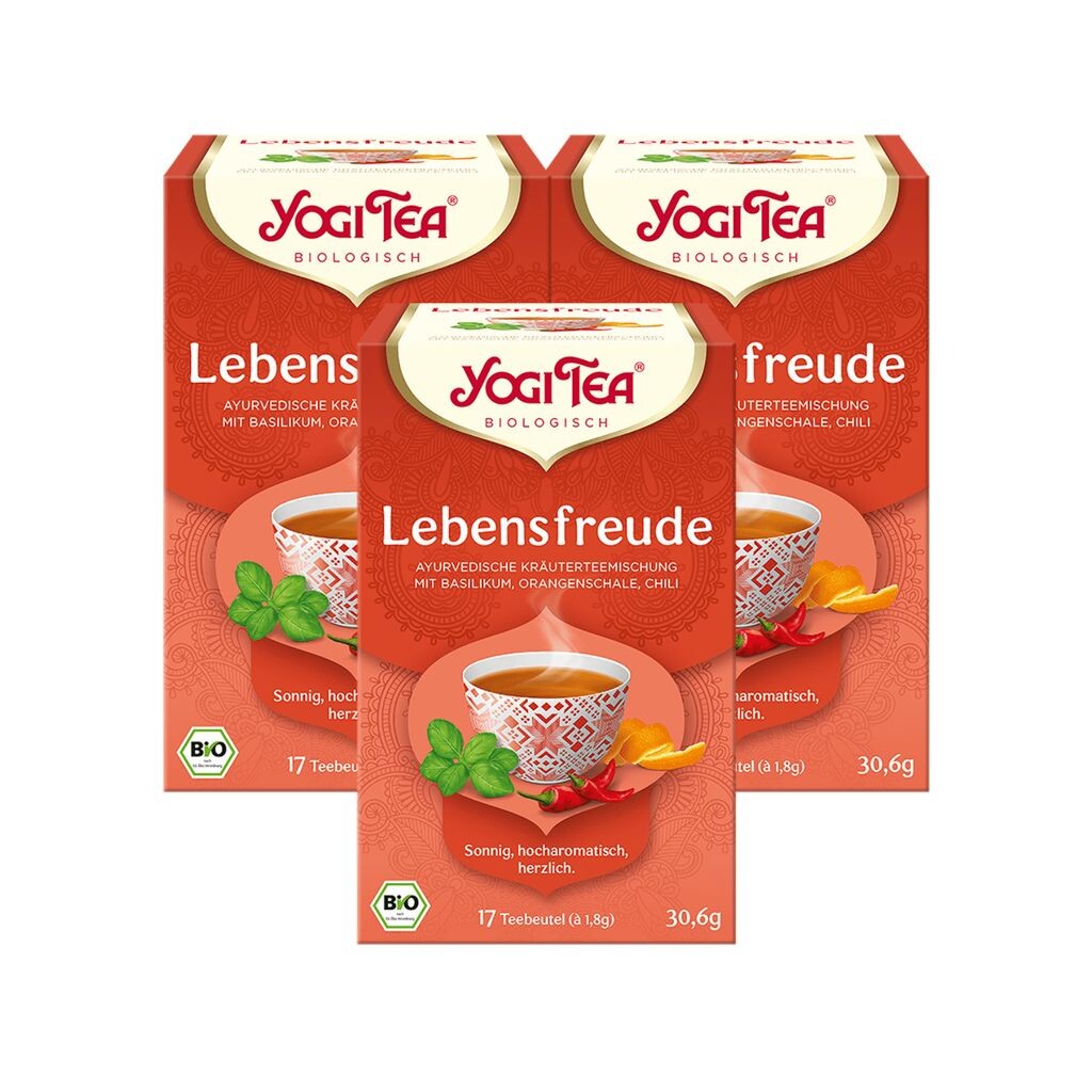 

3 ЧАЯ xYOGI радость жизни | 3 х 30,6 г Yogi Tea