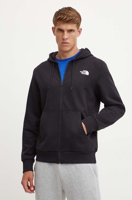 

Толстовка с молнией и полной молнией Simple Dome The North Face, черный