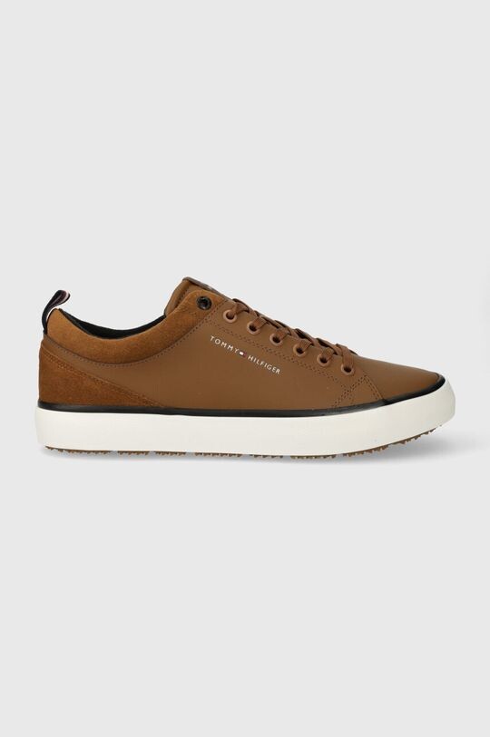 

Кроссовки TH HI VULC CLEAT LOW LTH MIX Tommy Hilfiger, коричневый