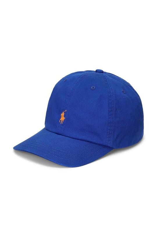

Детская хлопковая бейсболка Polo Ralph Lauren, синий