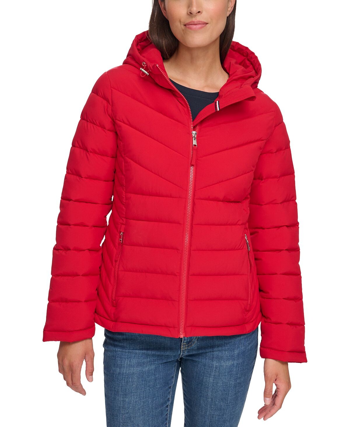 

Женское складное пуховик с капюшоном Tommy Hilfiger