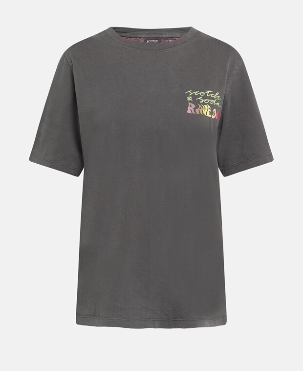 

Органик футболка Scotch & Soda, икра черная