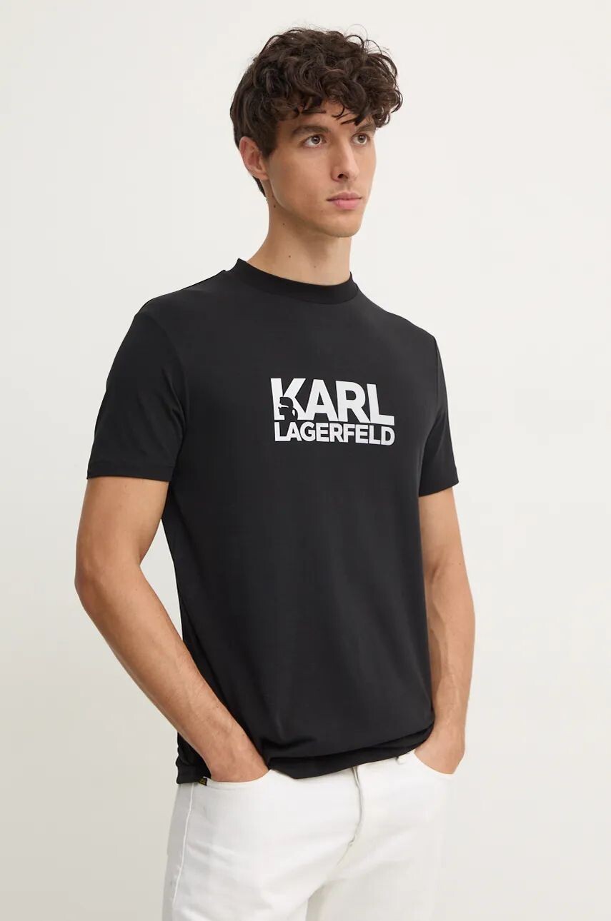 

Футболка Карла Лагерфельда Karl Lagerfeld, черный