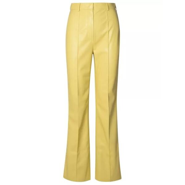 

Брюки leena' lime polyurethane pants Nanushka, желтый