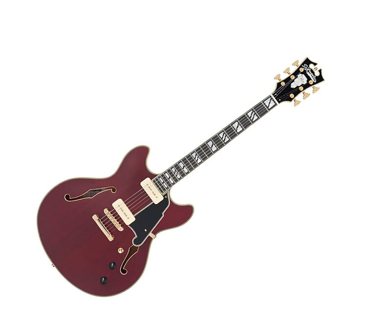 

Электрогитара D'angelico Deluxe DC w/ Stop-Bar Tailpiece - Satin Trans Wine