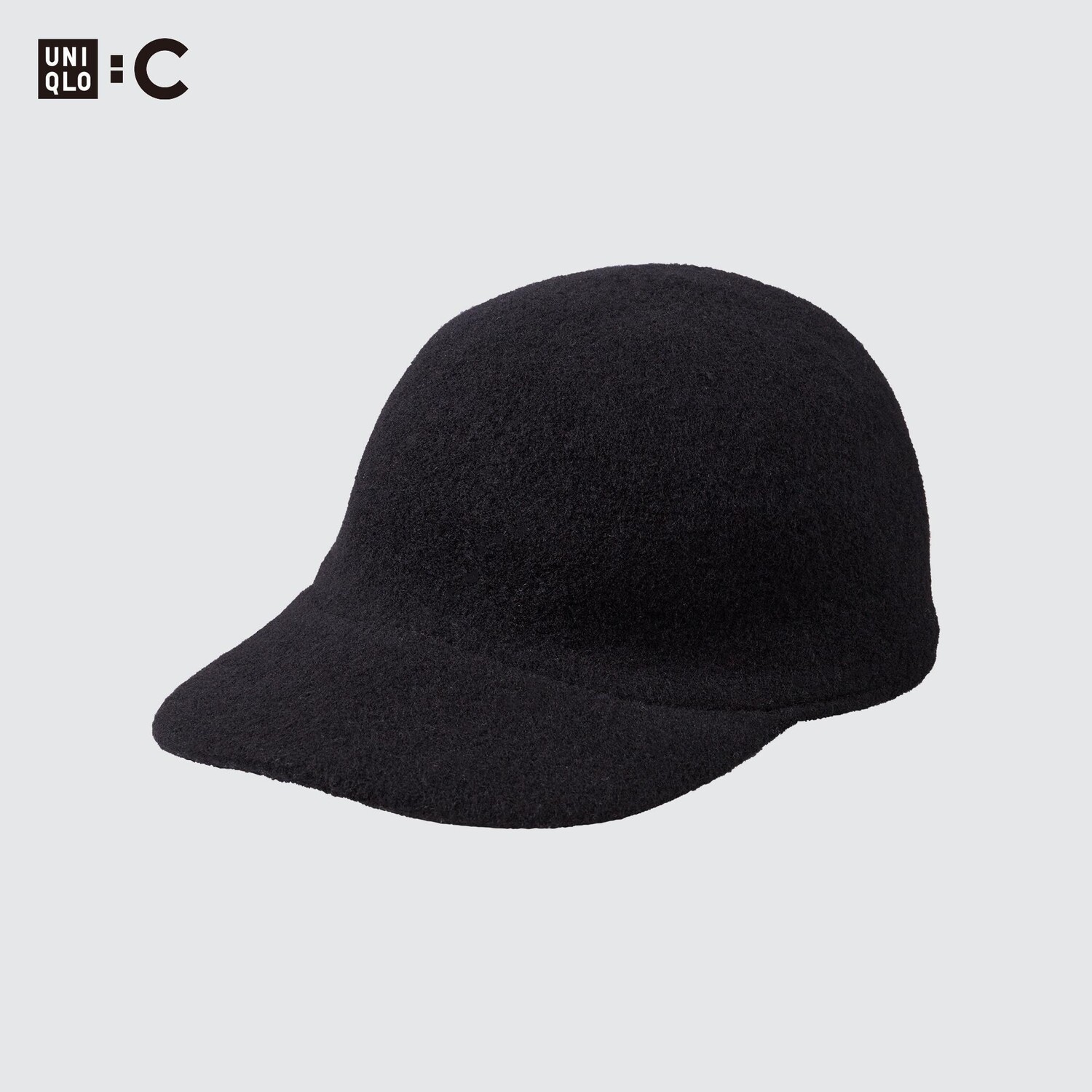 

Регулируемая шерстяная шапка Uniqlo, черный