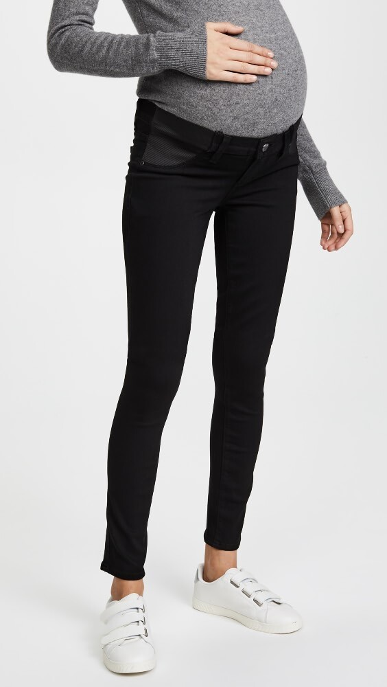 

Джинсы PAIGE Transcend Verdugo Ultra Skinny Maternity, черный