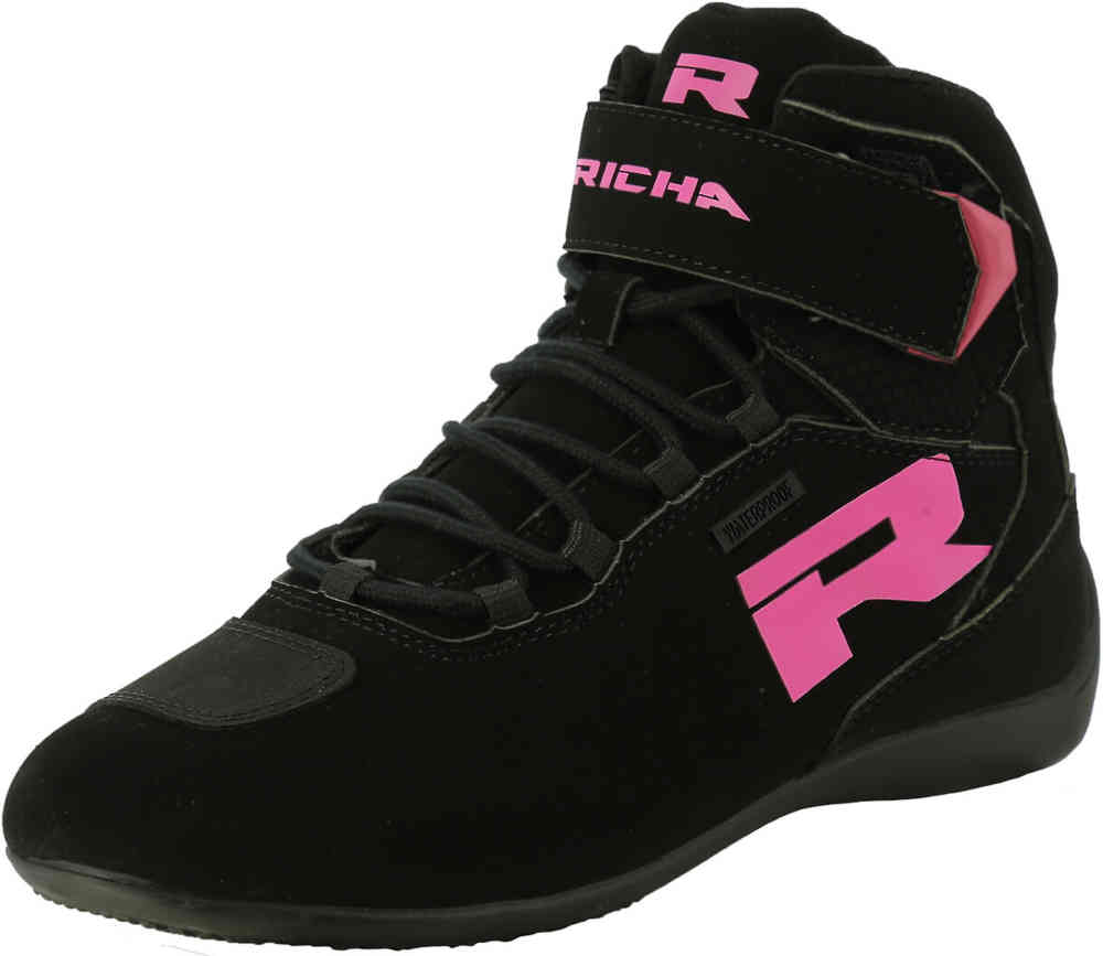 Водонепроницаемая мотоциклетная обувь Escape Richa, черный/розовый цена и фото