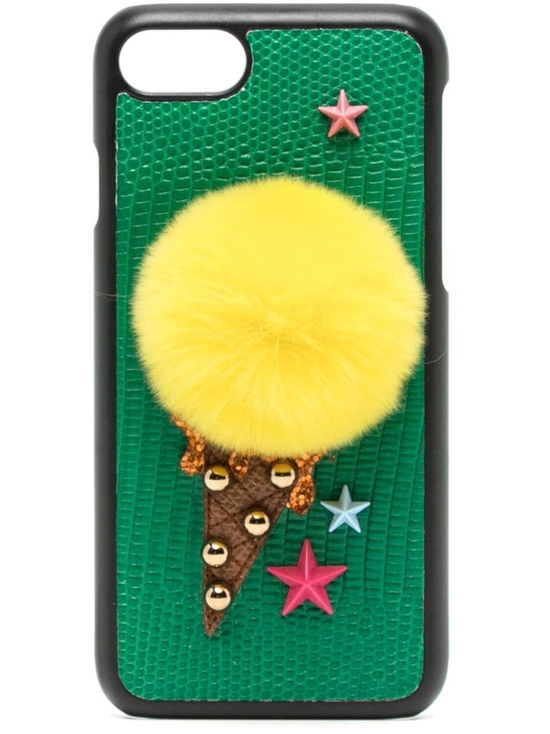 

Dolce & Gabbana декорированный чехол для iPhone 7, зеленый