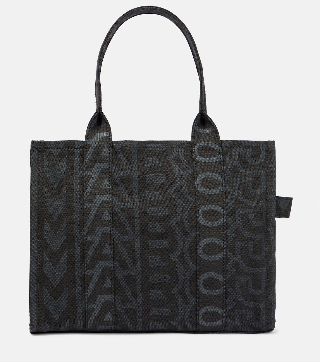 

Большая джинсовая сумка-тоут из жаккардового полотна. Marc Jacobs, черный