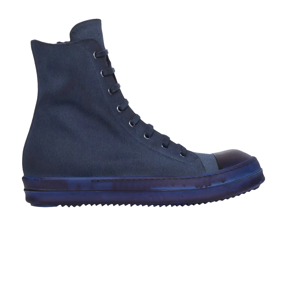 

Высокие кроссовки Rick Owens Wmns EDFU DRKSHDW Cotton Denim High, синий