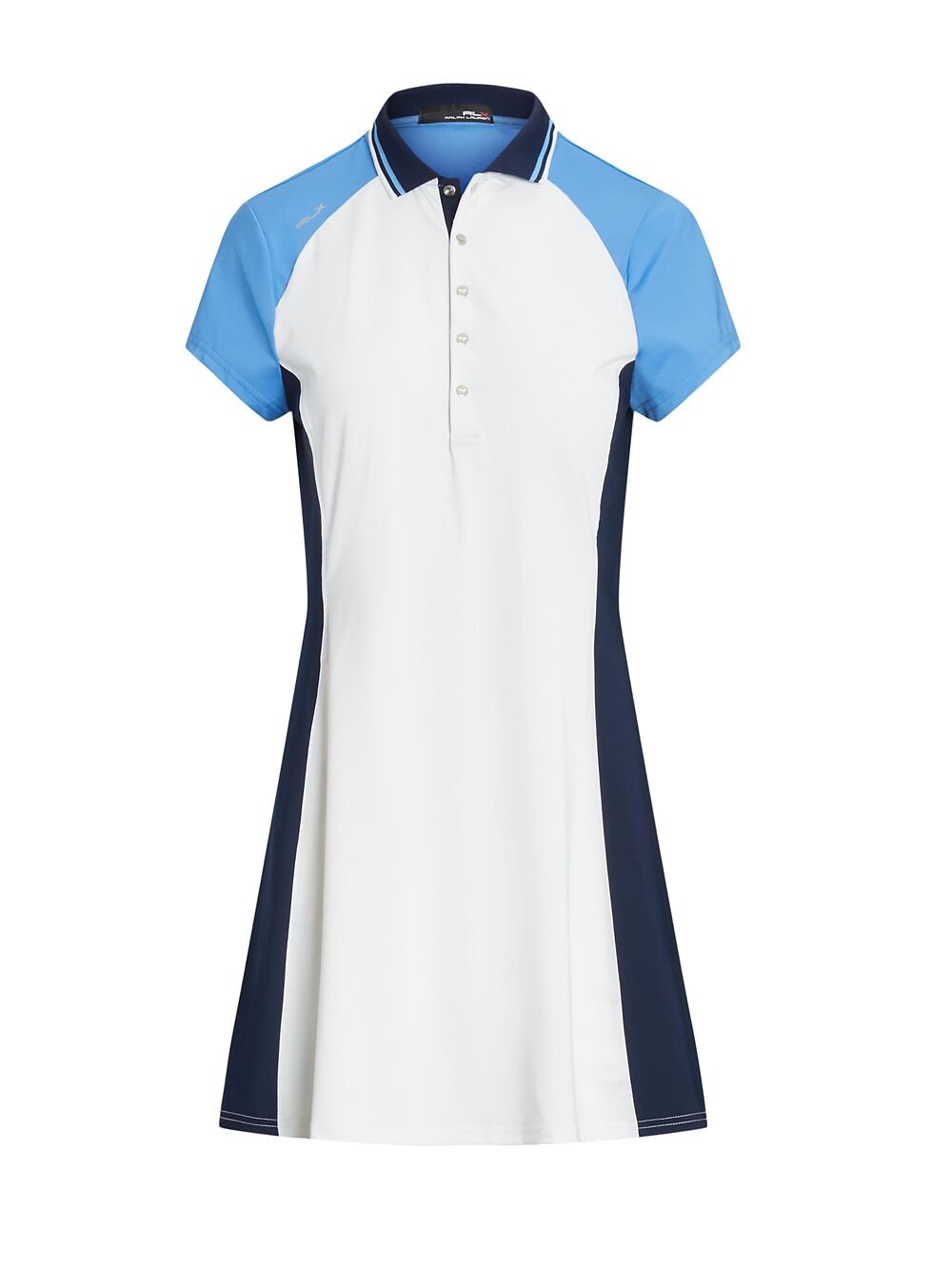 

Мини-платье Active Polo с цветными блоками RLX Ralph Lauren, белый