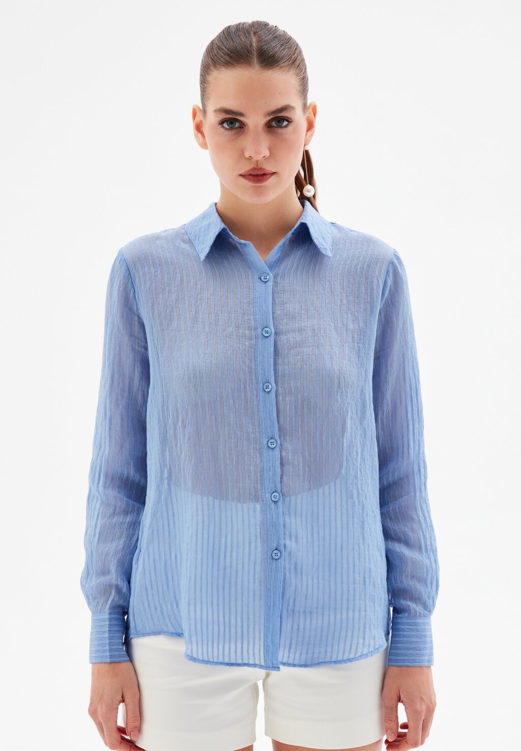 

Блузка-рубашка COLLAR adL, цвет blue