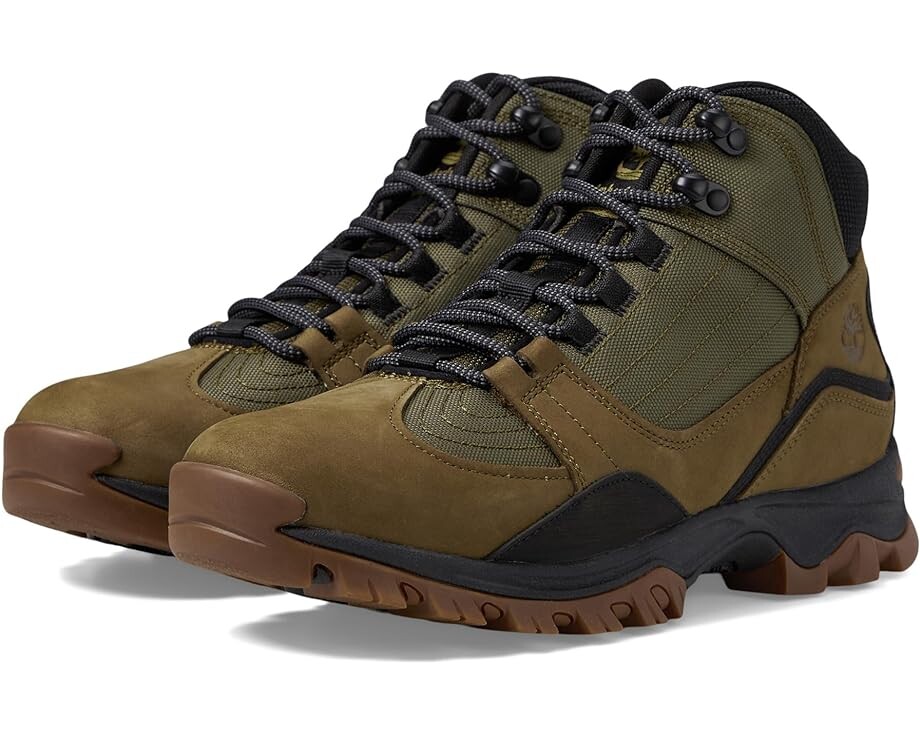 

Походная обувь Timberland Mt. Maddsen Mid Lace-Up Hiking Boots, цвет Olive Nubuck
