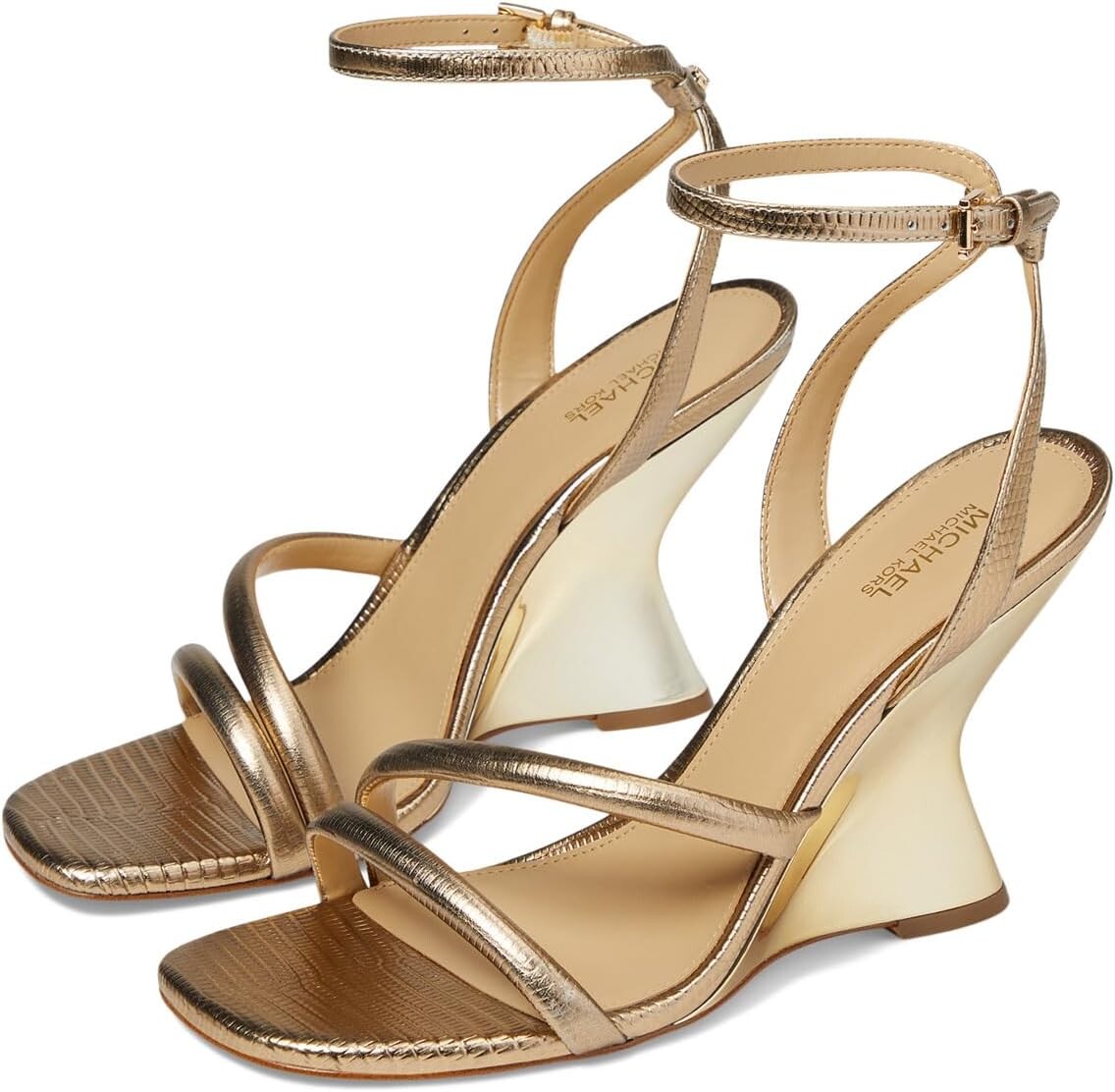 

Туфли на танкетке Nadina Wedge MICHAEL Michael Kors, цвет Pale Gold