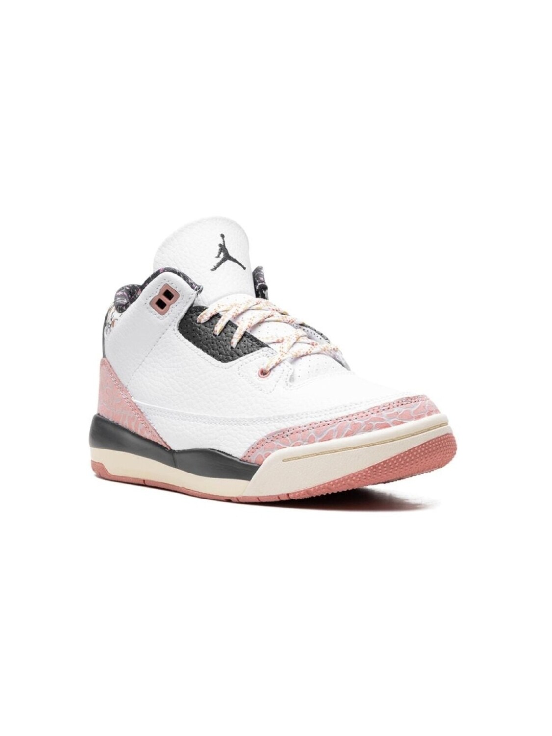 

Кроссовки Air Jordan 3 'White/Red Stardust' Jordan Kids, белый