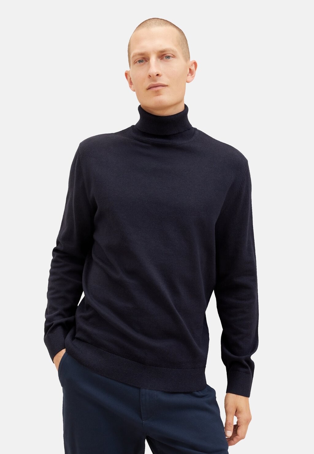 

Свитер Mit Rollkragen TOM TAILOR, цвет dunkelblau